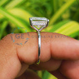 Radiant Cut Lab Grown Diamond Wedding Engagement Ring