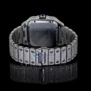 Rainbow Numeric Full Iced Out Luxury Rapper Style Watch For Men's
