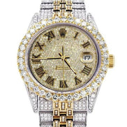 Iced Out Fully Moissanite Elegant Automatic Watch For Men's