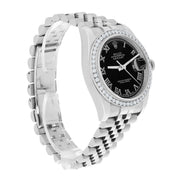 Automatic Stainless Steel Datejust Moissanite Watch