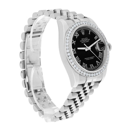 Automatic Stainless Steel Datejust Moissanite Watch