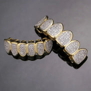 6 On 6 Moissanite Diamond Grillz