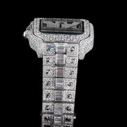 Automatic Fully Iced Out Moissanite Diamond Customize Watch
