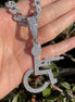 Handicap Moissanite Diamond Customize Pendant For Men's
