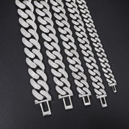 Moissanite Diamond Cuban Bracelet