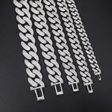 Moissanite Diamond Cuban Bracelet
