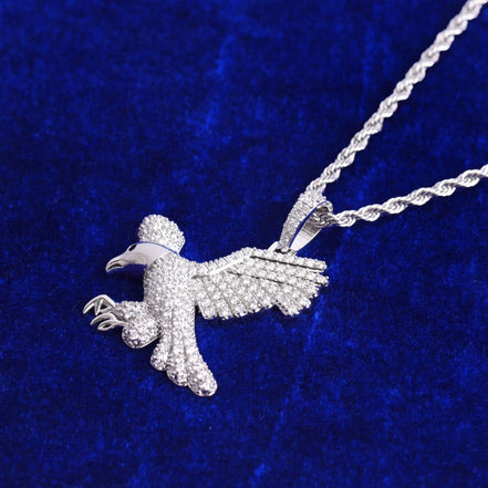 Crowned Majesty Moissanite Diamond Pendant