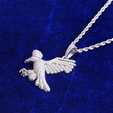 Crowned Majesty Moissanite Diamond Pendant