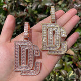 Baguette Cut Moissanite Diamond Iced Out Pendant