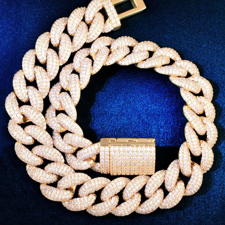 Moissanite Iced Out Chain For Men's