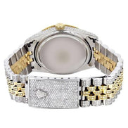 Dual Tone Elegant And Stylish Moissanite Watch