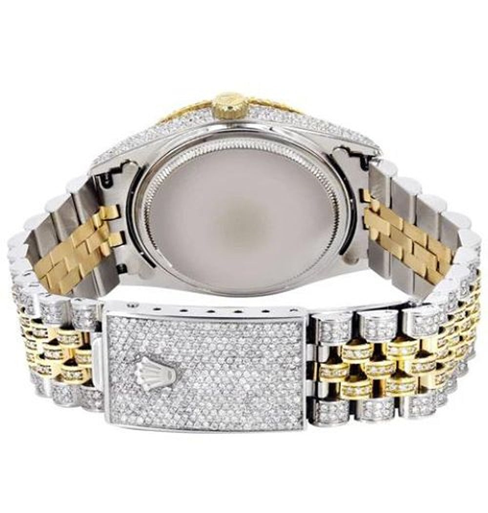 Red Arabic Numeric Moissanite Iced Out Watch