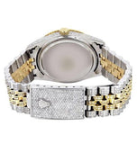 Dual Tone Elegant And Stylish Moissanite Watch