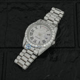 Day Date Iced Out Moissanite Full White Luxury Watch