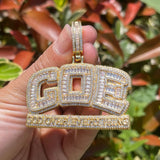 Rapper Style Moissanite Diamond Customize Pendant Necklaces