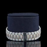 Iced Out D Color Moissanite Bust Down Luxury Wrist Watch