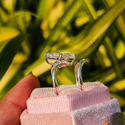 Marquise Cut Lab Grown Diamond Chevron Style Wedding Ring