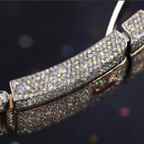 Automatic Stainless Steel Moissanite Handcrafted Watch