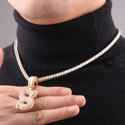 Ice Hip Hop Letter Customize Moissanite Pendant