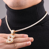 Ice Hip Hop Letter Customize Moissanite Pendant