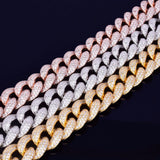 Iced Out Moissanite Diamond Miami Link Cuban Chian