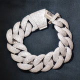 Crub Link Cuban Moissanite Bracelet