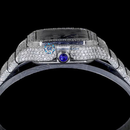 Fabulous Moissanite Diamond Iced Out Automatic Wrist Watch