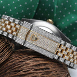 Two Tone Datejust Moissanite Automatic Watch