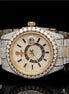 Chrono Dial Moissanite Hip Hop Automatic Watch