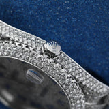 Full Iced Out Datejust Moissanite Watch