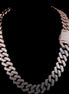 Colorless Moissnaite Iced Out Diamond Cuban Luxury Hip Hop Chain