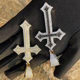Arrow Cross Customize Men's Moissanite Pendant