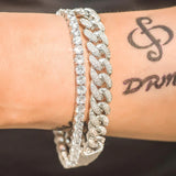 Iced Out Miami Link Moissanite Diamond Bacelet