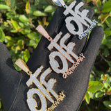 Fully Iced Out Moissanite Diamond Customize Pendant