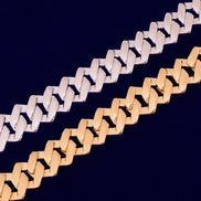 Rapper Style Moissanite Diamond Cuban Link Chain