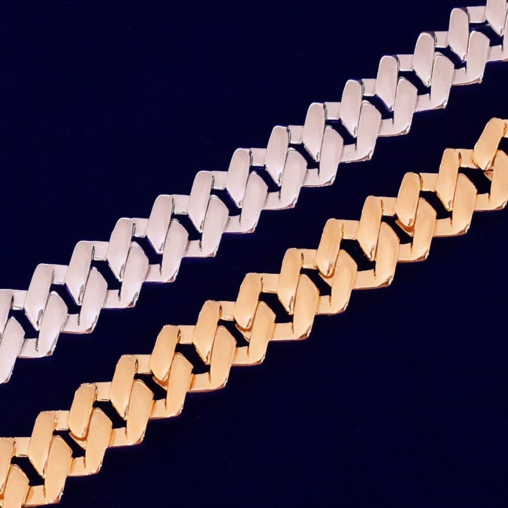 Rapper Style Moissanite Diamond Cuban Link Chain