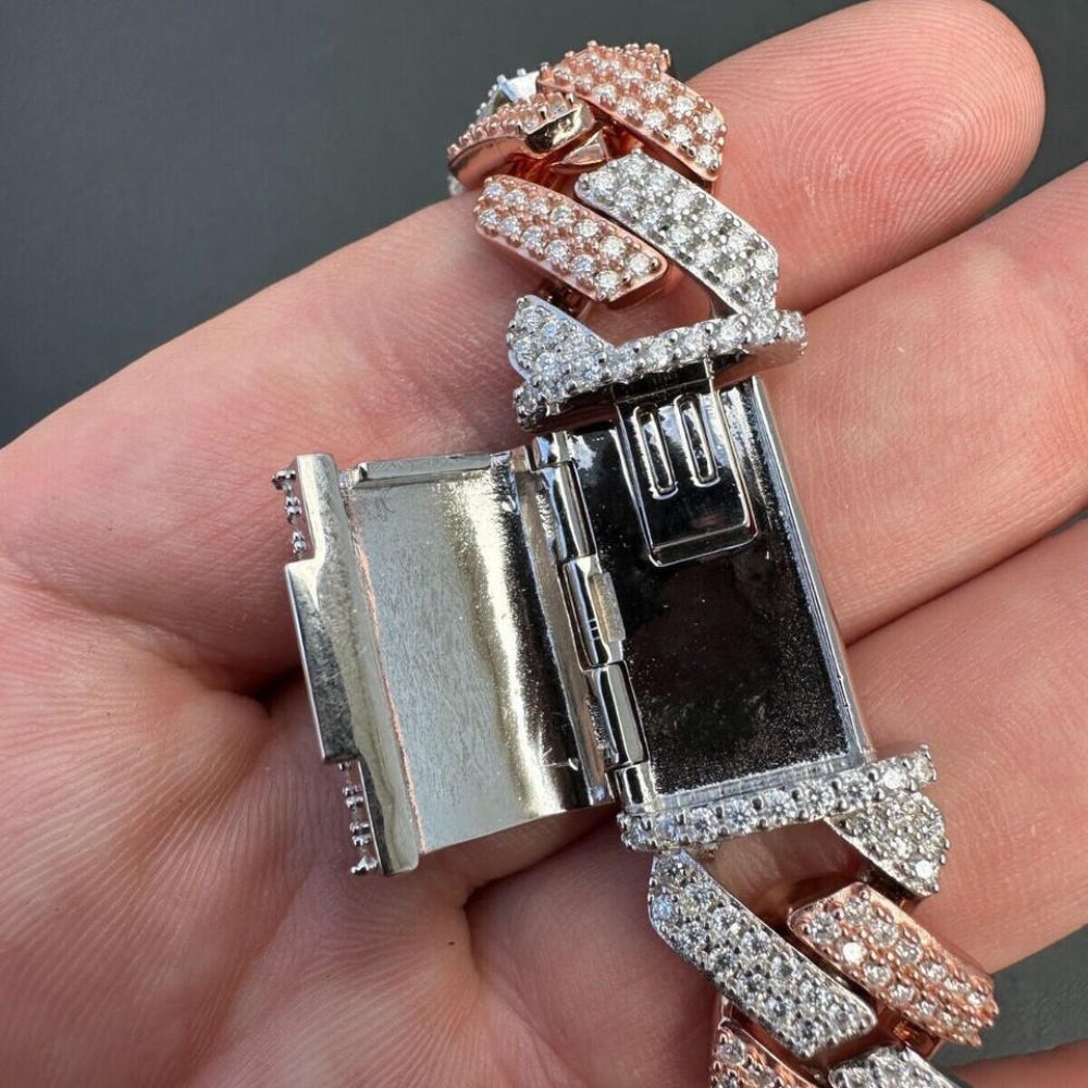 Miami Cuban Link Moissanite Diamond Bracelet