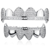 Iced Out Moissanite Bar Hip Hop Grillz Gift For Men's