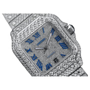 Fully Iced Out Moissanite Automatic Watch For Men's