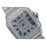 Fully Iced Out Moissanite Automatic Watch For Men's