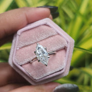 Marquise Cut Solitaire Engagement Ring