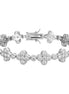 Moissanite Clover Tennis Bracelet For Men's / Women's