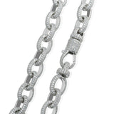 Moissanite Diamond Cuban Chain For Men's