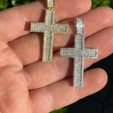 Handcrafted Moissanite Diamond Cross Pendant