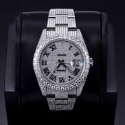 Colorless Moissanite Diamond Iced Out Wrist Watch