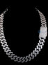 Full Moissnaite Diamond Iced Out Cuban Link Chain For Men's