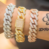 Cuban Link Moissanite Men's Bracelet