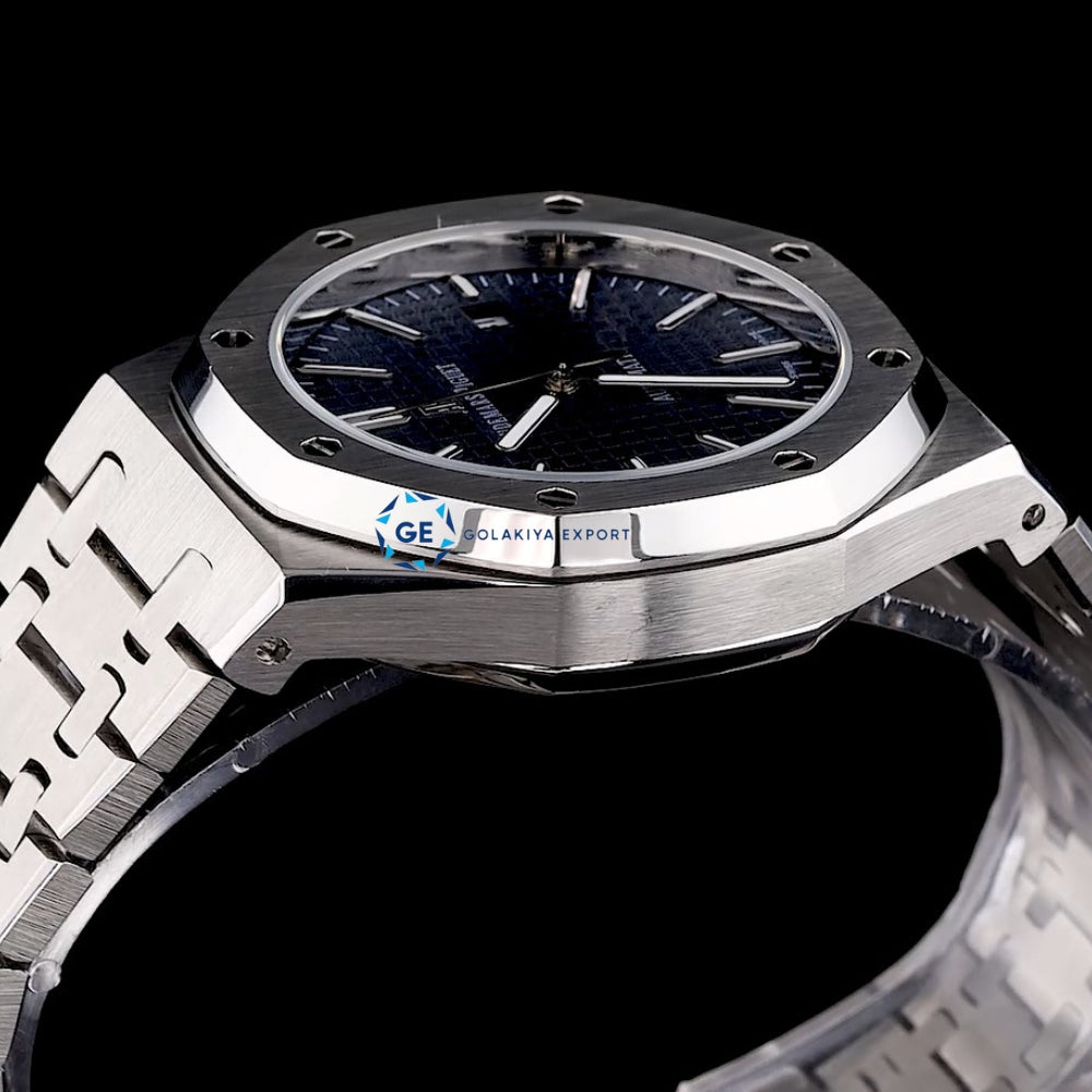 Blue Dial Elegant Luxury Men's Wrist Watch
