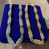 Customized Moissanite Diamond Doller Man Chain
