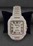 VVS1 Moissanite Dual Tone Fashion Watch For Men's